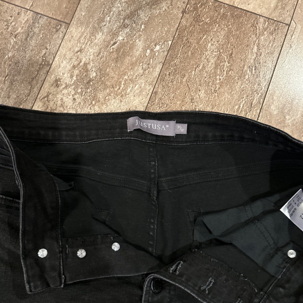 Black denim pants - Picture 2 of 4